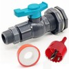 Rain Barrel Spigot Kit with an Hole Saw Include PVC