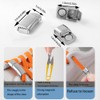 6 pairs No Tie Shoelace Buckles, BOSOIRSOU Magnetic Tieless Lazy