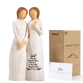 Kohehe Sister Gifts for Women,4.90” Sister Gifts Figurine for Best Friend,Friendship Gifts for Woman,Sisters Gifts from Sister,Women Gifts for Sister and Best Friend on Birthday and Sisters' Day