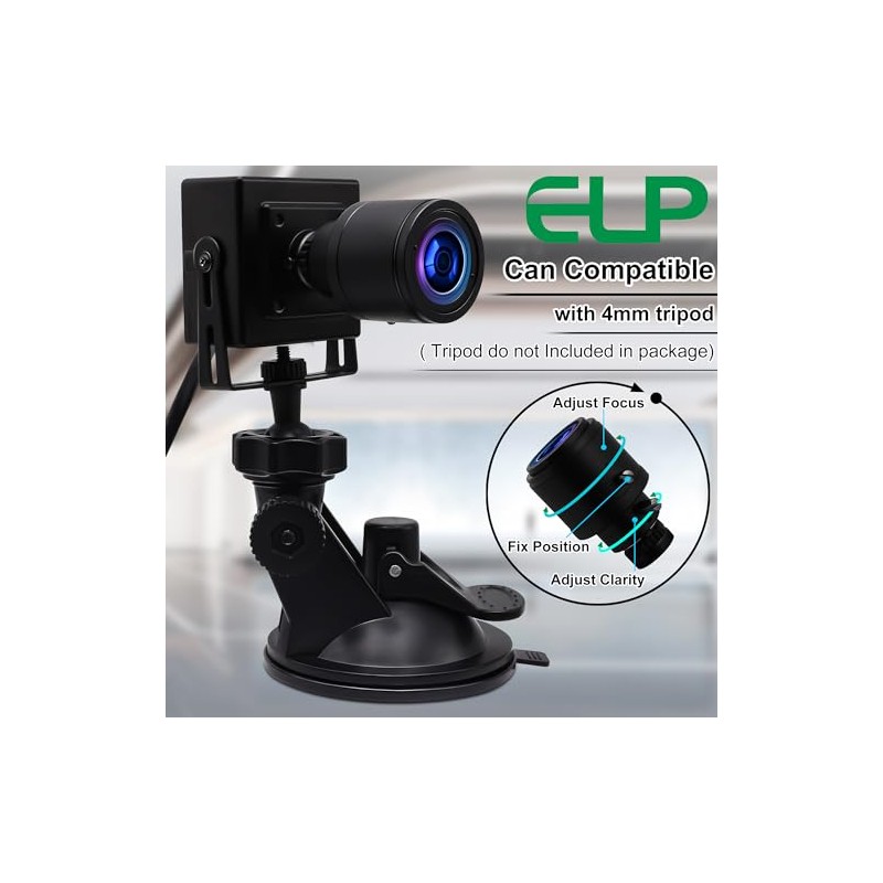 ELP 2.8-12mm Varifocal Lens HD 1080P Webcam for Mac
