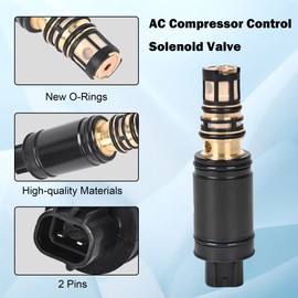 Electroválvula de control de compresor de CA 5SE09C 5SE12C 6SEU16 compatible con TOYOTA Camry Corolla Highlander, Lexus ES350 GS350