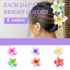 XUZOPIM Pack of 6 Flower Hair Claw Clips for Women,