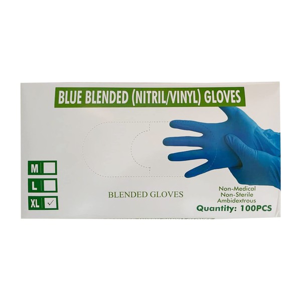 Sturdy Pack Nitrile Blended Gloves Extra Large - Powder Free