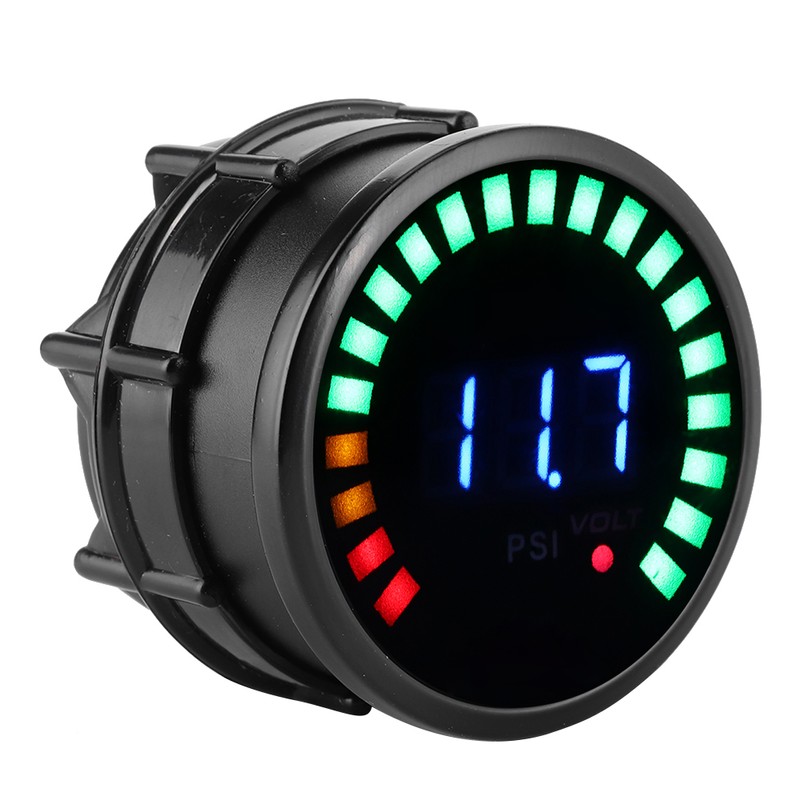 2in Digital Oil Pressure Gauge Meter 0‑120 PSI LED Display