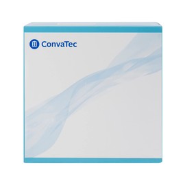 ConvaTec 411805 SUR-FIT Natura Moldable Technology Stomahesive Skin Barrier with Mold-to-Fit Opening and Hydrocolloid Tape Collar, White, 2-1/4" Flange, 1-1/4" - 1-3/4" Stoma Opening, Pack of 10