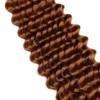 jiefeng Braiding Hair Brown 22 Inch 3 Bundles Deep Wave