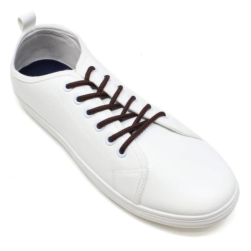 BCB Wear Round Shoelaces 3/16" Thick Solid Colors for All