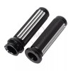 Unbranded 1'' Defiance Black Handlebar Hand Grips For Harley Electra