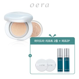Oera [Department Store] [Oera] Skin Touch Hydra Glow Cushion (Main Product + Refill) - [00002]N01(Natural Light Beige)Bright and smooth skin tone / [백화점] [오에라] 스킨 터치 하이드라 글로우 쿠션 (본품+리필) - [00002]N01(내추럴 라이트 베이지)밝고 매끈한 피부톤