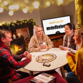 Clipology Game - The Premier Streaming Board Game Featuring Real Clips From The World's Best Movies & TV Shows | Movie Trivia Game