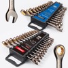 DISEN 90 Teeth Combination Ratcheting Wrench Set 26 Piece, Metric