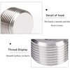 Metalwork 5 Sizes 304 Stainless Steel Pipe Fitting, Hex Countersunk
