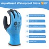 Shield Right AquaGuard Waterproof Work Gloves, 15 Gauge Double Coated