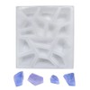 BIGEBO Gem Stone Resin Molds Silicone, Multi-Faceted Crystal Molds for