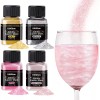 EdiGlow Edible Luster Dust Glitter Powder 4 Bottles of 0.18oz/5gv