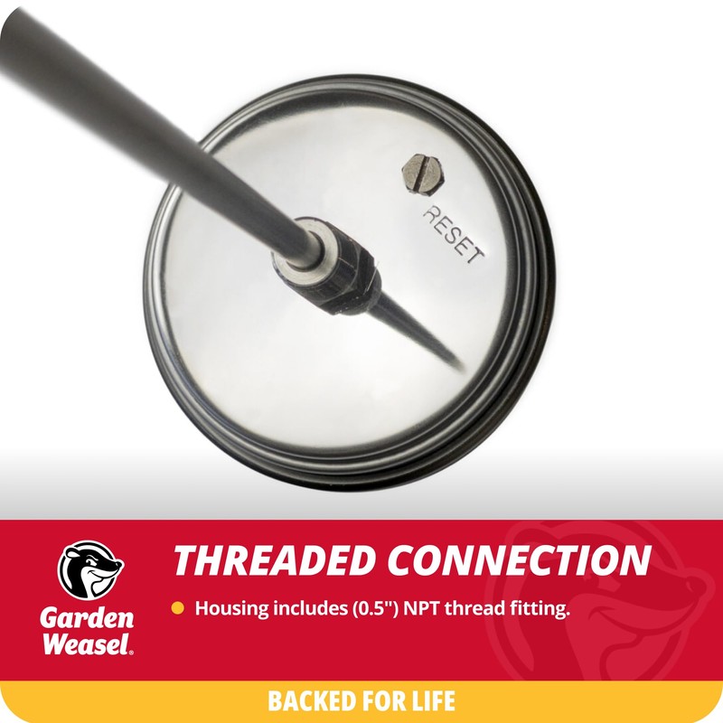 Garden Weasel Analog Soil & Composting Dial Thermometer - 36-Inch