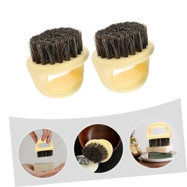Beavorty 6pcs Men Beard Styling Brush Multi-purpose Hair Removal Brush for Beard and Hair and Lightweight Tool for Barber Shops and Home Use