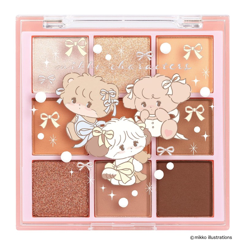 Maruka 175454 Mikko Eye Shadow Palette, Brown