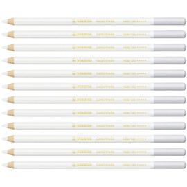 Stabilo CarbOthello Pastel Pencil - No. 100 - Titanium White - Box of 12
