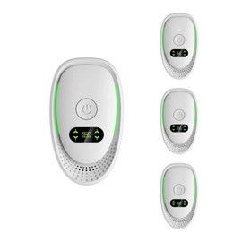 Smart Air Ionizer 4-Pack for Home with Night Light | Negative Ion Air Enhancer for Bedroom, Kitchen, Office | Helps Maintain Air | Quiet 0dB, Energy Efficient (1W) by TheOtherShore