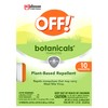 OFF! Botanicals Insect Repellent Wipes, Mosquito Repellent, 10 Count Individually