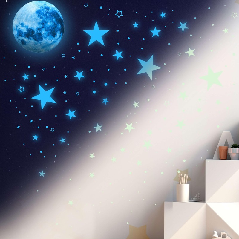 Gretion 1108 Pcs Classic Glow in The Dark Stars &