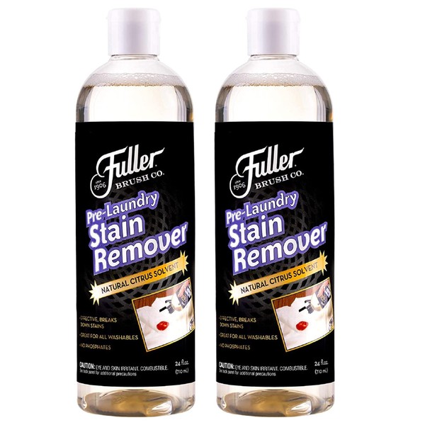 Fuller Brush Pre-Laundry Stain Remover - Color Safe Pre Wash Fabric Treatment for Quick & Easy Dirt Spot Removal - Cleans Rust, Grease, Ink, Coffee & Oil On Clothes & Sheets (Pack of 2)