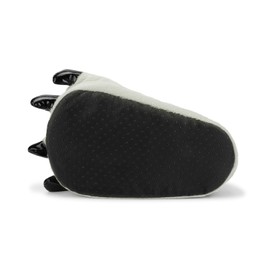 OCHENTA Slippers Unisex Animal Fantasy Plush Slippers Paw Cosplay Grey L(Adult 39-44)