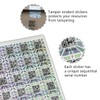 dose not apply 120pcs Hologram QR Code Labels, Tamper-evident Security