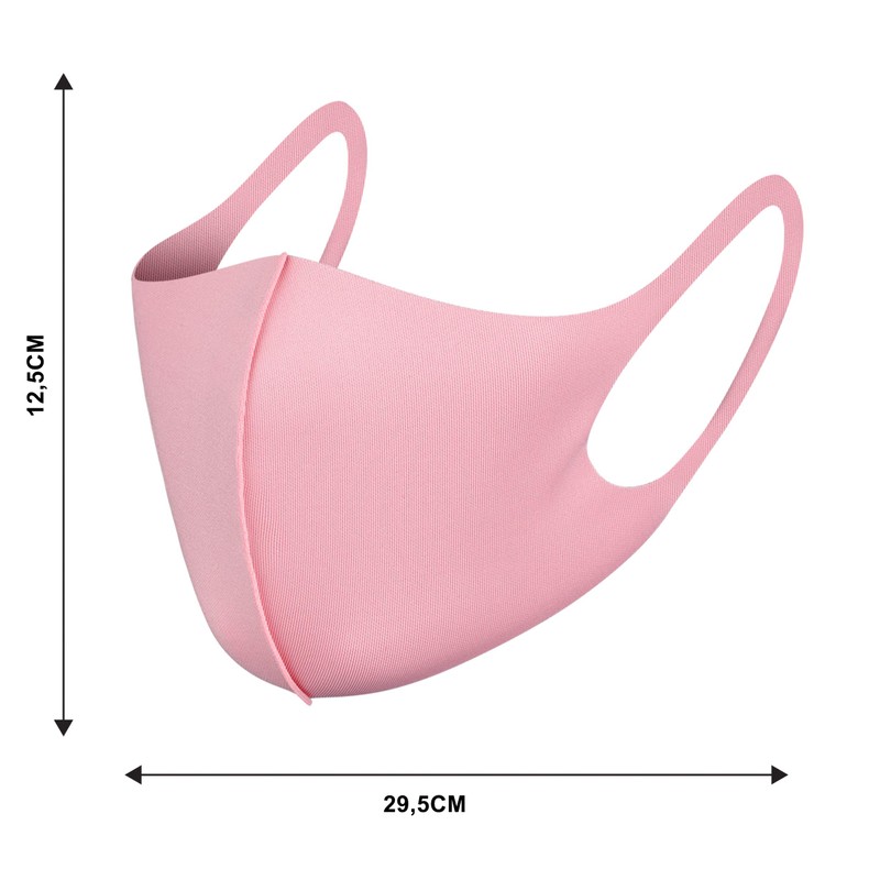 NUÜR 3 Pcs Reusable Face Mask, with Ear Loops, Breathable,