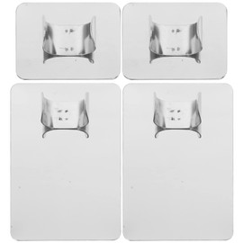 FOMIYES Foundation Mixing Palette 4pcs Makeup Mixing Tray Ring Stainless Steel Nail Art Palette Set