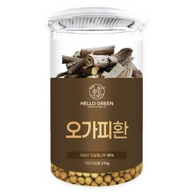 Hello Green 오가피환 210g(통) 국내산 오갈피나무 Oga-pi Pill 210g (Container) Domestic Angelica Tree
