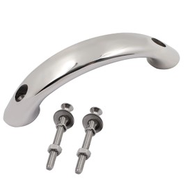 SHENGHUISS 6.5"(165MM) Boat Grab Handle Solid 316 Stainless Steel Marine Grade Heavy Duty Grab Bar Handrail W/Screws