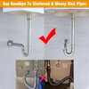 RANDOM Brass P Trap Bathroom Sink U-Shape 1-1/4 inch Sink