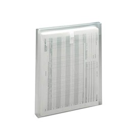 Smead Poly Envelope, 1-1/4" Expansion, Hook-and-Loop Closure, Top Load, Letter Size, Clear, 5 per Pack (89670)