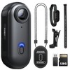 128G Body Camera, Thumb Size Cam,Wearable Camera with 360°Rotatable Clip