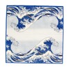 Caspari The Great Wave Paper Luncheon Napkins in Blue, Four