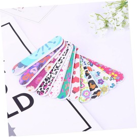 minkissy Nail Art Essential Pcs Manicure Strips Pcs Sponge Curd Dual-sided Sanding for Natural Artificial Nails Safe for Diy and Professionals Random