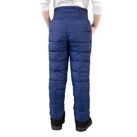 UGREVZ Girls Boys Snow Pants 2-9 years old Thick Winter Warm Pants Girl Activewear Clothes(A0001Navy-4)