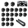 21 PCS Car Hub Protective Cap, 0.75"/19mm Plastic Nylon Anti-Rust