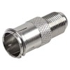 F Type Plug, Quick Type, RF/Coax Adapters Qty X 1