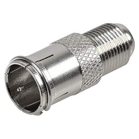 F Type Plug, Quick Type, RF/Coax Adapters Qty X 1