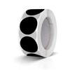 Round Stickers Black 25 mm Circle Labels Colour Coding Dot