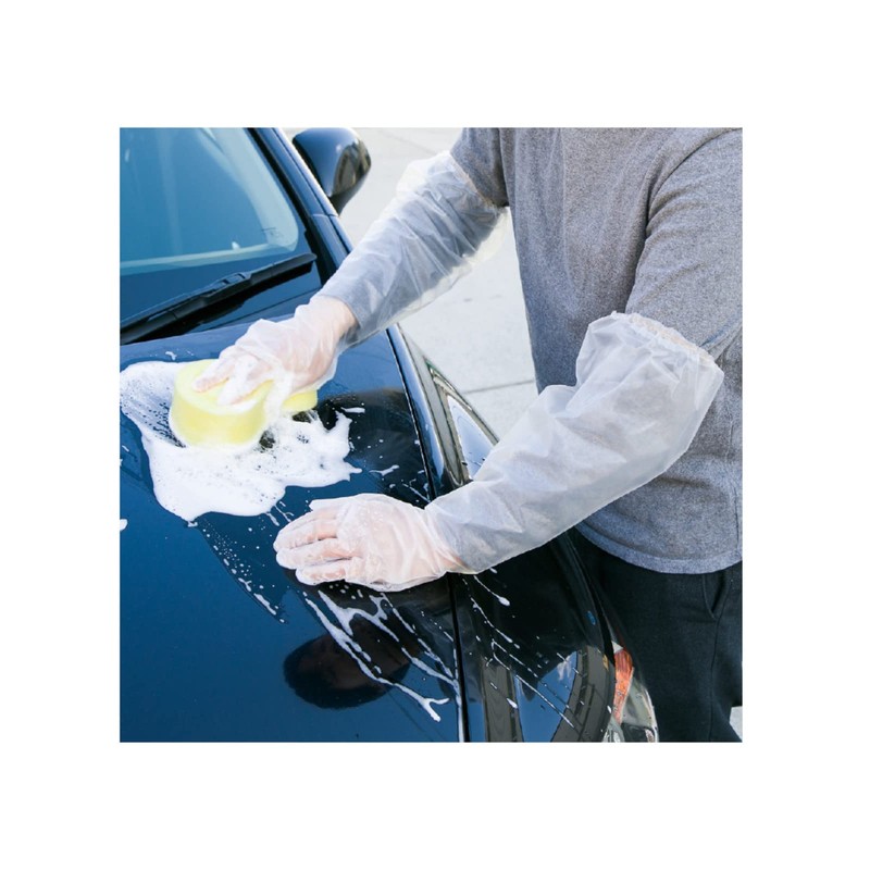 Quinn Polyethylene Long Gloves, 6 Pieces, One Size Fits Most