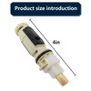 Latest Upgraded 1222 Replacement Cartridge Brass & Plastic, Shower Valve
