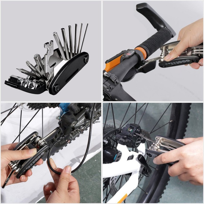 Oziral Bicycle Stand, Kickstand with Multi-Tool for Mobile Bicycles, Adjustable
