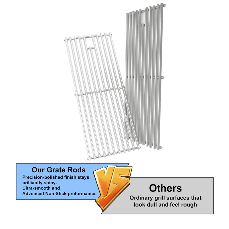 J&HYBBQ Blaze Grill Grates Replacement 4pcs Set, 18" x7-3/8 304