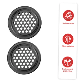 LALAFINA 20Pcs Ventilation for Home Furniture Heat Emission Louvered Vent Covers Air Vent Grille for Cabinets Wardrobes Shoe Cabinets