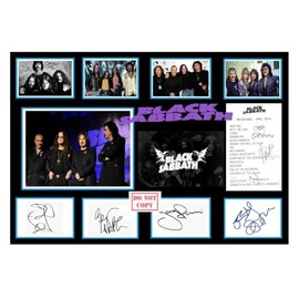 (123) Black Sabbath Ozzy Osbourne Music Legends Signed A4 Photograph (21 X 297 CM) Art Work Wall Art Display (REPRINT) #####