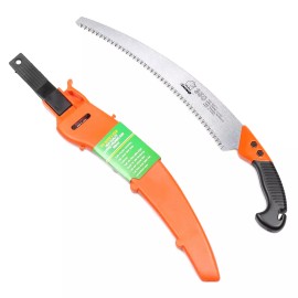 All That Garden 20 inches Curved Blade Saw with Scabbard, Heavy Duty Pruning Saw